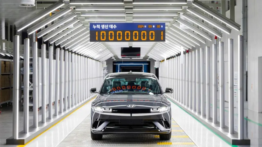 Hyundai Motors Reaches 100 Million Vehicle Production Milestone