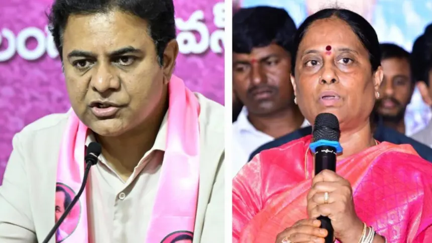 Konda surekha comments on ktr