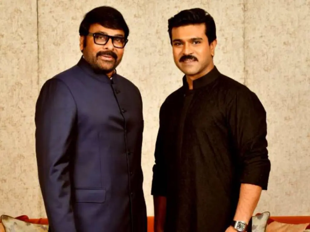 Ramcharan and chiranjeevi