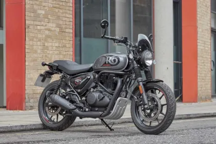 2025 Royal Enfield Hunter 350 with LED headlight