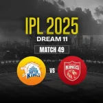 CSK vs PBKS Dream11 Prediction