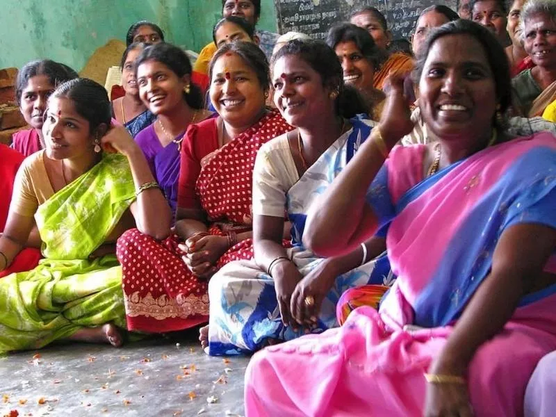 DWCRA women in Andhra Pradesh receiving loan support for businesses