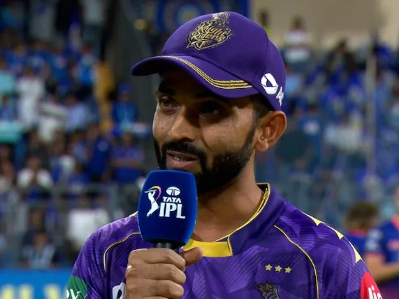 KKR Captain Ajinkya Rahane Opened up on EDEN GARDENS pitch