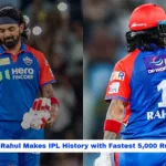 Rahul Became the Fastest 5000 runs maker in the History of IPL Tournament.