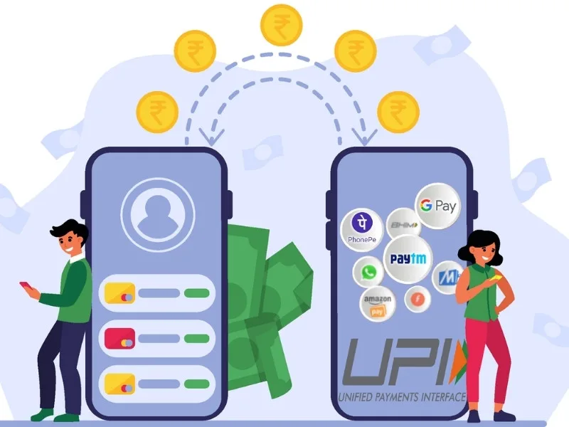 NPCI logo with digital payment interface showcasing new UPI rules for 2025