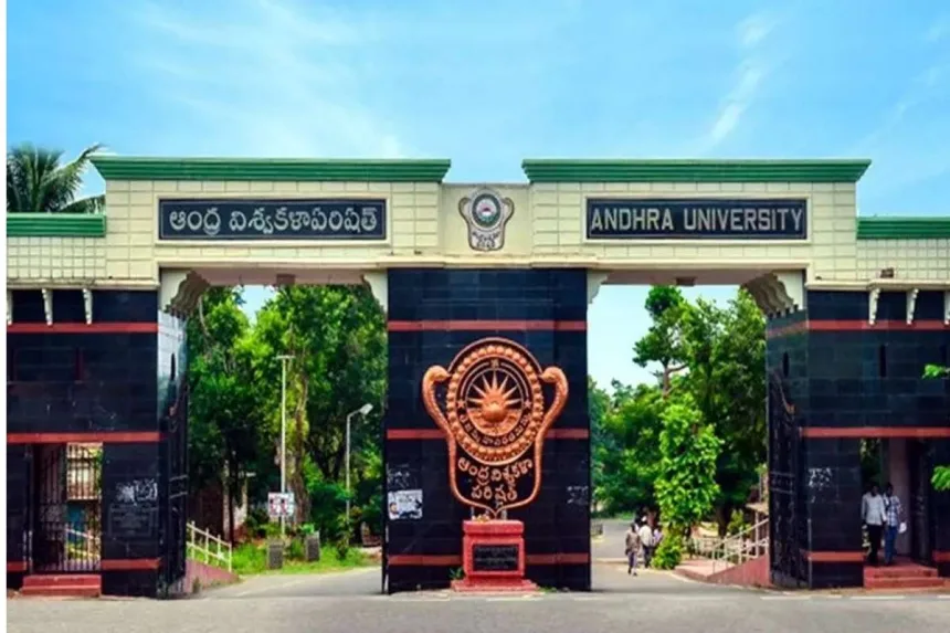 Students and alumni at Andhra University centenary celebrations 2025 in Visakhapatnam