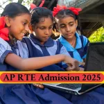 Parents applying for AP RTE Admission 2025 for free seats in private schools