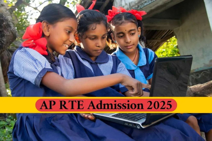 Parents applying for AP RTE Admission 2025 for free seats in private schools