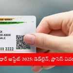 EPFO online portal for Aadhaar update 2025