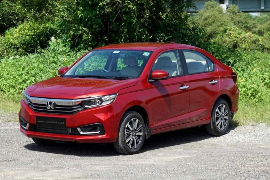 Honda Amaze 2nd Gen stylish compact sedan with LED headlights