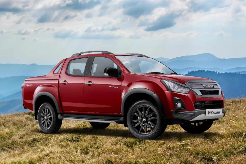 Isuzu V-Cross with bold dark grey finish