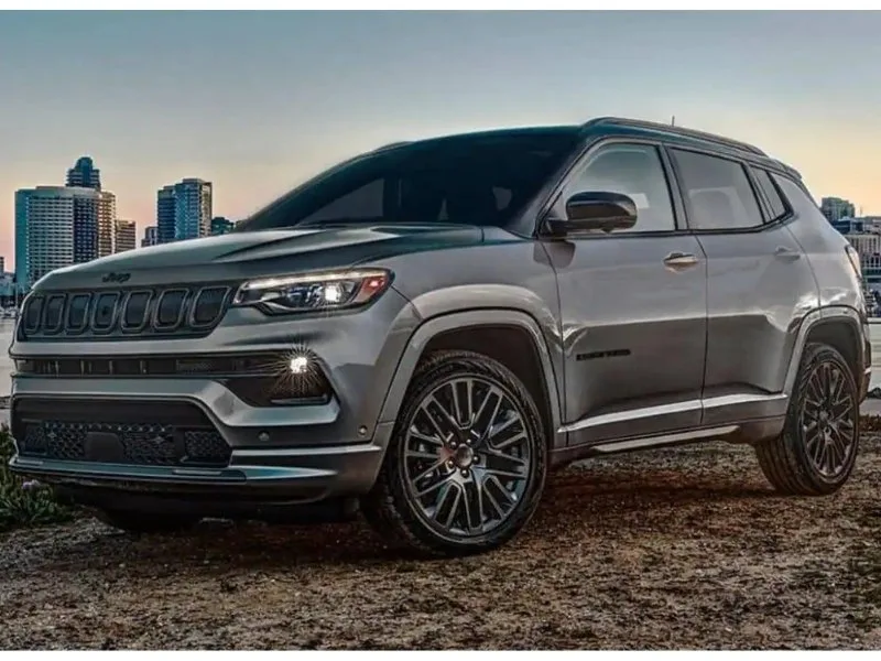 Jeep Compass premium interior with touchscreen