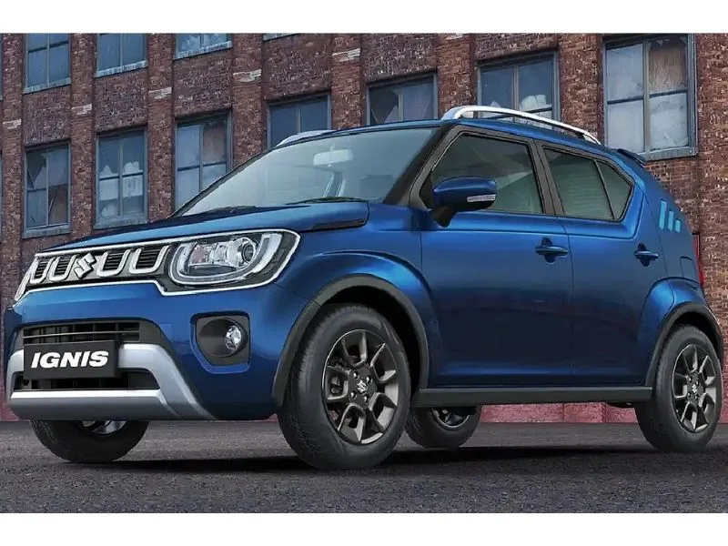 Maruti Suzuki Ignis modern interior with touchscreen infotainment