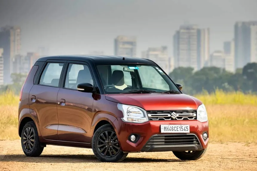 Maruti Suzuki Wagon R stylish hatchback with chrome grille