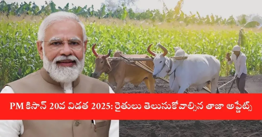 PM Kisan 20th Installment 2025 Overview