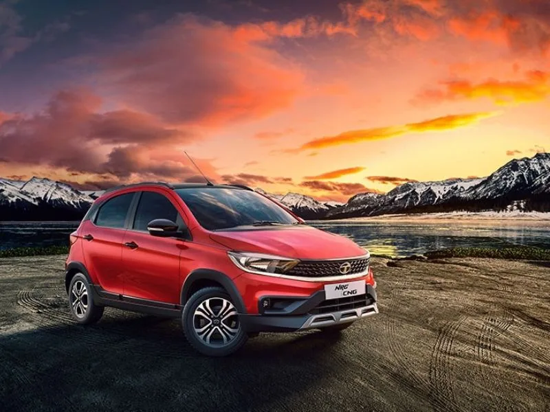 Tata Tiago NRG modern interior with touchscreen infotainment
