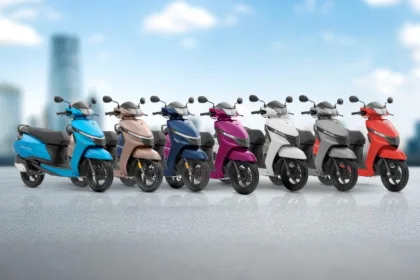 TVS Jupiter CNG eco-friendly scooter with LED headlight