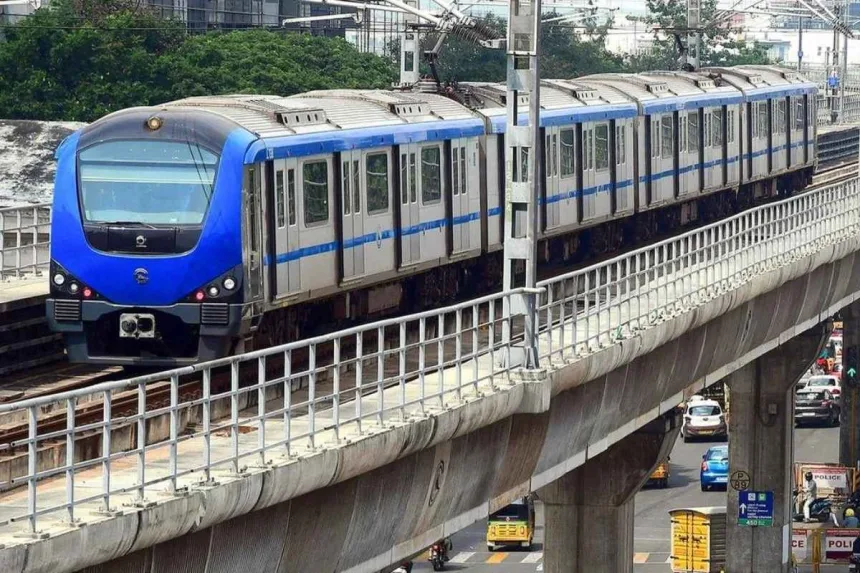 Conceptual design of Visakhapatnam Metro Rail Project 2025 with modern trains
