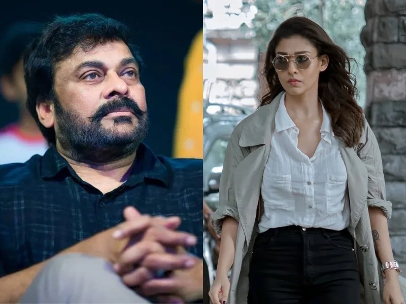 Fans in Vijayawada celebrating Nayanthara’s casting in Chiranjeevi’s Mega 157 in 2025