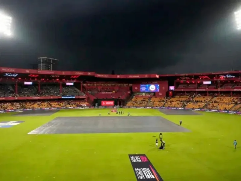 RCB vs SRH IPL 2025 match shifted to Ekana Stadium in Lucknow due to heavy rain in Bengaluru.