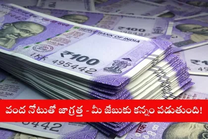 Fake Rs 100 notes circulating in Andhra Pradesh and Telangana in 2025