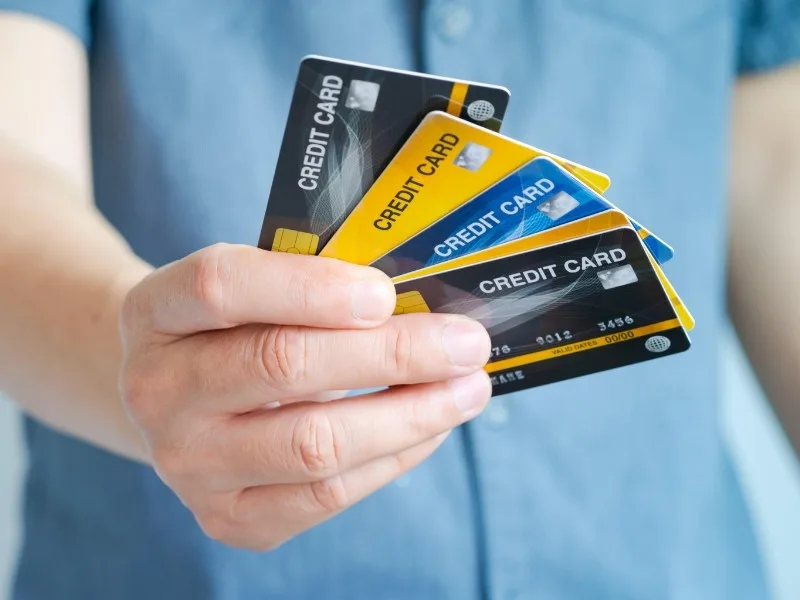 Digital wallet with credit card highlighting safe payment practices for 2025