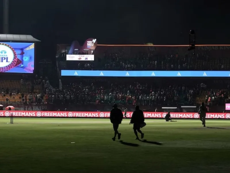 Due to cross border tension IPL match at Dharamshala called off by the Government  Instructions.