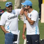 "The brat from my city - Delhi. When I saw you in childhood, I knew you are meant to achieve big things," Sehwag conveyed Kohli.