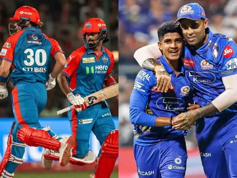 Mumbai Indians vs Delhi Capitals battle for IPL 2025 playoff spot at Wankhede Stadium.