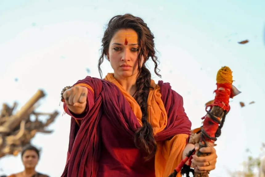 Tamannaah Bhatia as Bhairavi in Odela 2, streaming on Amazon Prime Video from May 2025 in Vijayawada