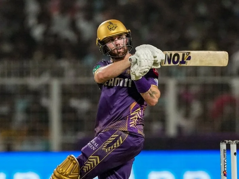 Phil Salt batting for KKR as a replacement player in IPL 2024 title win