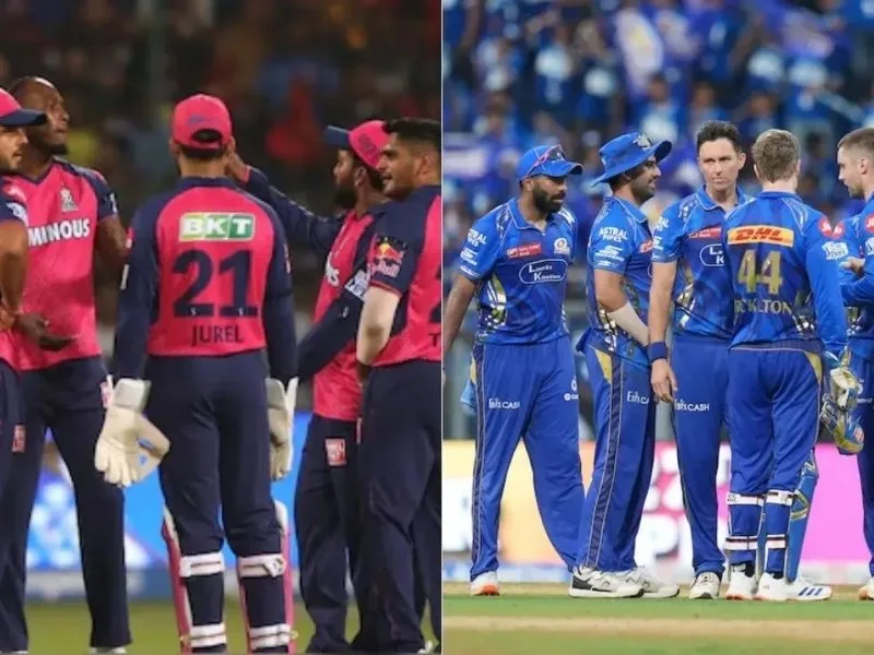 RR Vs MI Playing 11 in Match 50, IPL 2025