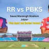 RR vs PBKS, IPL 2025 Preview: Predicted XI, team news and Jaipur pitch conditions