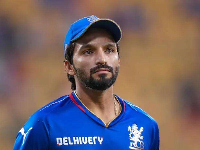 Rajat Patidar leads RCB to IPL 2025 playoffs with commanding captaincy at Arun Jaitley Stadium.