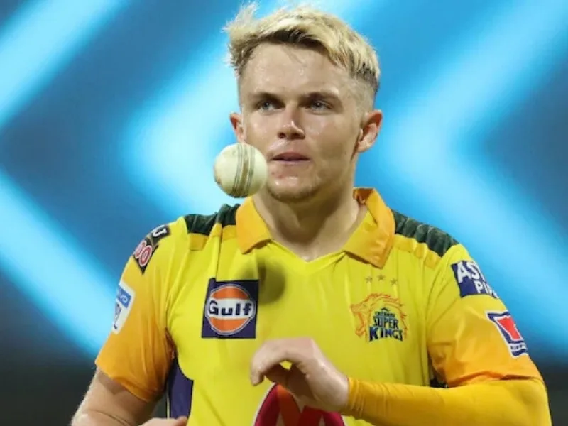 Sam Curran in action for Chennai Super Kings, missing the rest of IPL 2025.