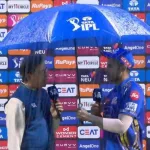 Suryakumar Yadav arrives with umbrella at post-match ceremony, dedicates POTM award to wife