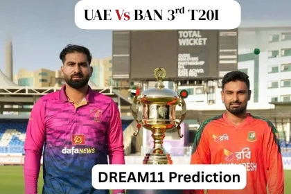The UAE and BAN are battling for the series decider 3rd t20