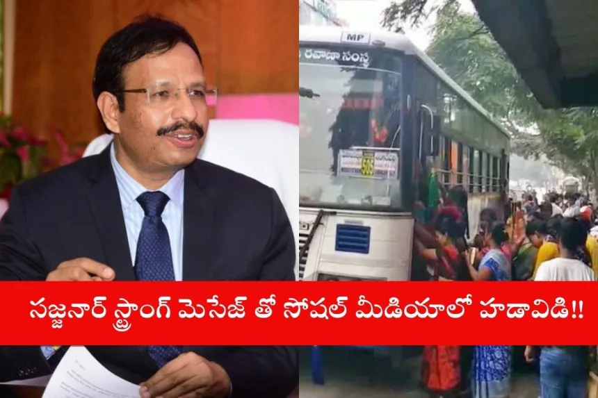 VC Sajjanar issues warning to social media influencers for troubling TSRTC employees