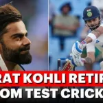 The inevitable happened and India great, Virat Kohli announced his retirement from Test cricket