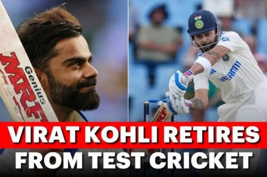 The inevitable happened and India great, Virat Kohli announced his retirement from Test cricket