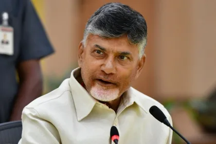 Andhra Pradesh CM Chandrababu Naidu announcing 100% tribal job reservation for Agency areas in 2025