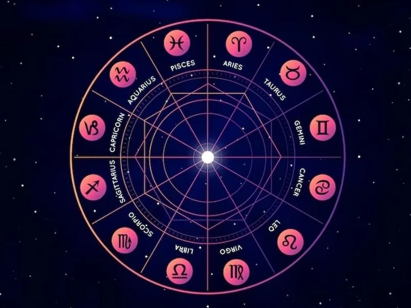 Astrology symbols for daily horoscope predictions on May 24, 2025