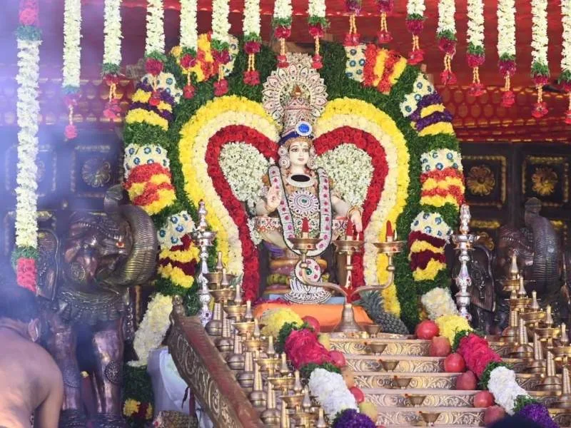 Pamba River near Sabarimala, linked to Lord Ayyappa’s birth story