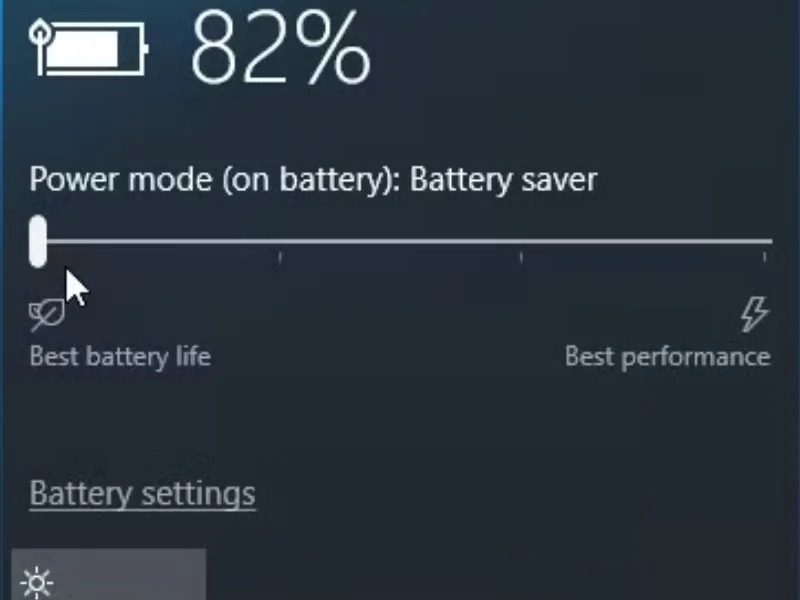 Smartphone battery saver mode activated to boost battery life, 2025