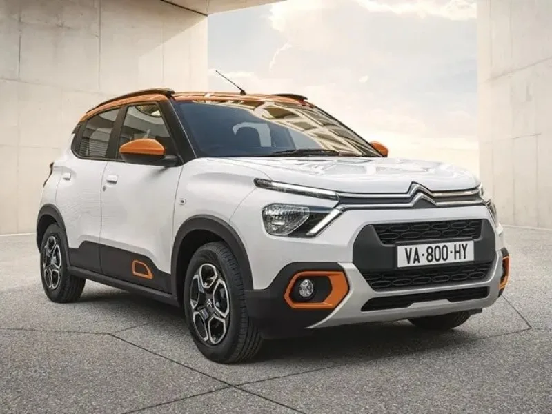 Citroen C3 interior with touchscreen infotainment