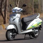 CNG scooter kit installed on a petrol scooter in 2025, showcasing eco-friendly retrofit for Telugu commuters