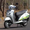 CNG scooter kit installed on a petrol scooter in 2025, showcasing eco-friendly retrofit for Telugu commuters