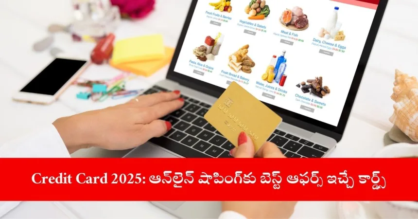 shopper using credit card for online shopping deals, 2025