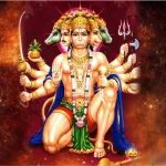 Hanuman carrying the mountain