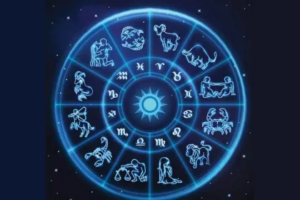strological zodiac wheel with starry background for horoscope tomorrow May 17 2025 predictions